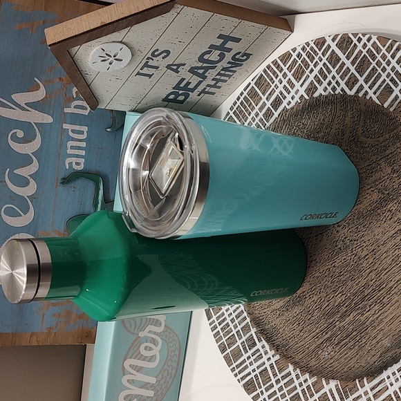 💙 GUC Corkcicle Brand Bundle Stainless Steel Insulated Thermos Bottles, 16/12 - Picture 4 of 6